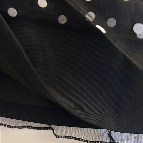 Black Polka Dot Skirt - Picture 4 of 6
